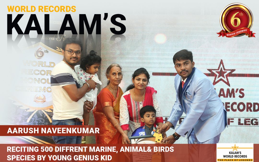 Reciting 500 Different Marine, Animal& Birds Species by Young Genius Kid