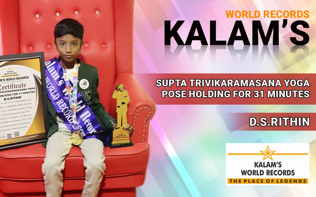 Supta Trivikaramasana Yoga Pose Holding for 31 Minutes