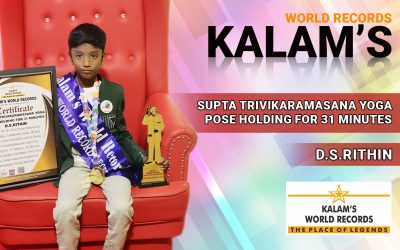 Supta Trivikaramasana Yoga Pose Holding for 31 Minutes