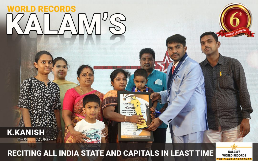 Reciting All India State and Capitals in Least Time