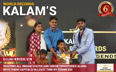 Reciting All Indian States and Union Territories Along With Their Capitals in Least Time by Young Kid