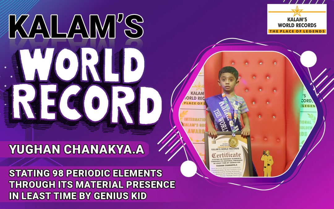Stating 98 Periodic Elements Through Its Material Presence in Least Time by Genius Kid