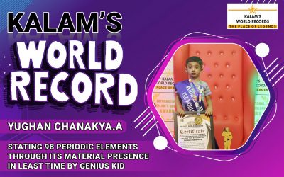 Stating 98 Periodic Elements Through Its Material Presence in Least Time by Genius Kid