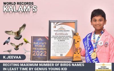 Reciting Maximum Number of Birds Names in Least Time by Genius Young Kid