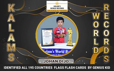 Identified All 195 Countries  Flags Flash Cards  by Genius Kid