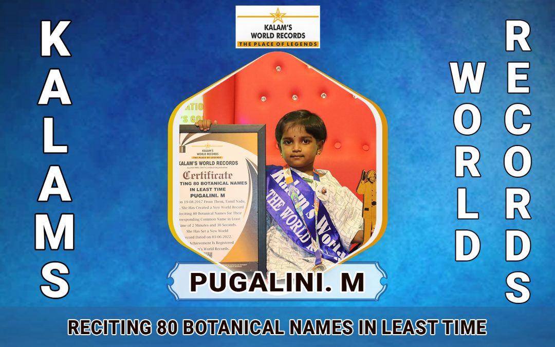 Reciting 80 Botanical Names in Least Time