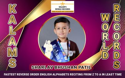 Fastest Reverse Order English Alphabets Reciting From Z to a in Least Time