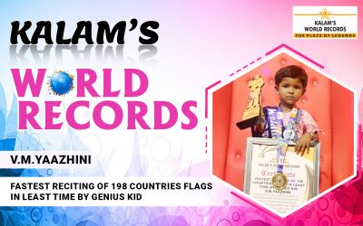 Fastest Reciting of 198 Countries Flags in Least Time by Genius Kid