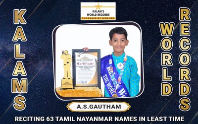 Reciting 63 Tamil Nayanmar Names in Least Time