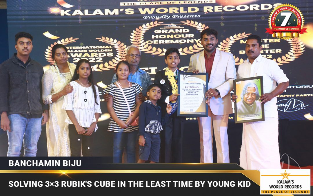 Solving 3×3 Rubik’s Cube in the Least Time by Young Kid