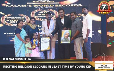 Reciting Religion Slogans in Least Time by Young Kid