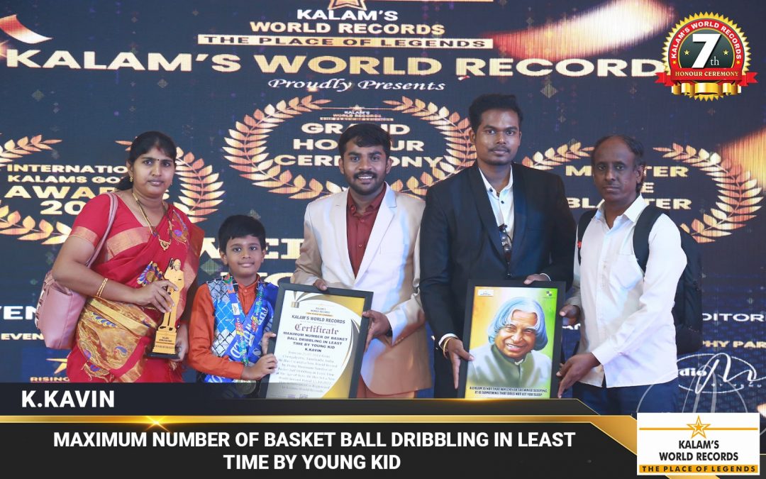Maximum Number of Basket Ball Dribbling in Least Time by Young Kid