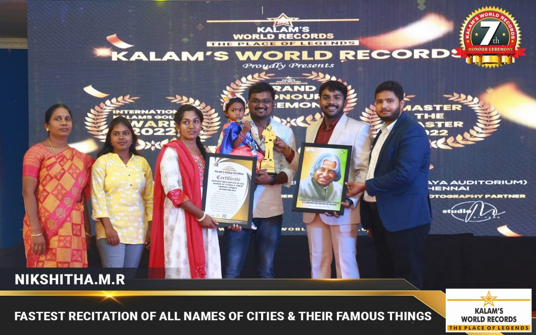 Fastest Recitation of All Names of Cities & Their Famous Things