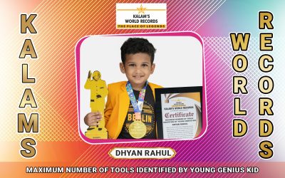 Maximum Number of Tools Identified by Young Genius Kid