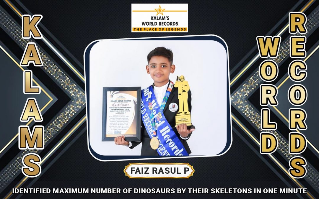 Identified Maximum Number of Dinosaurs by Their Skeletons in One Minute