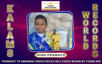 Youngest to Arrange Chess Pieces on a Chess Board by Young Kid
