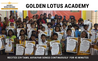 Recited 239 Tamil Avvaiyar Songs Continuously for 45 Minutes