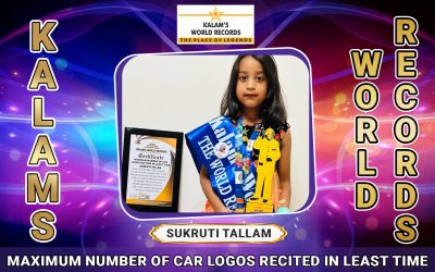 Maximum Number of Car Logos Recited in Least Time