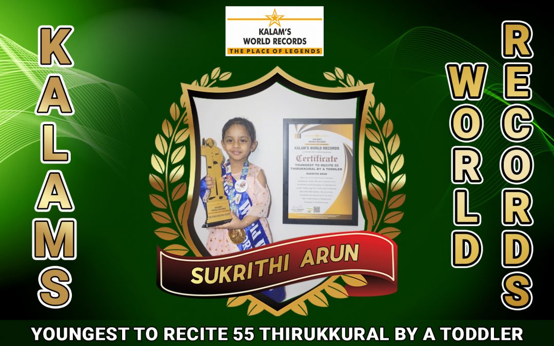 Youngest to Recite 55 Thirukkural by a Toddler