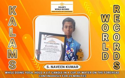 While Doing Yoga, Hold a Lit Candle in a Cup of Water on the Forehead Continuously for 20 Minutes