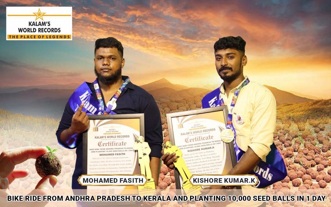Bike Ride From Andhra Pradesh to Kerala and Planting 10,000 Seed Balls in 1 Day