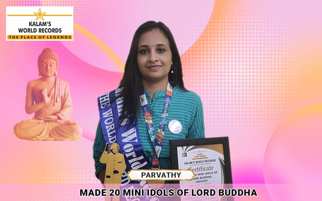 Made 20 Mini Idols of Lord Buddha