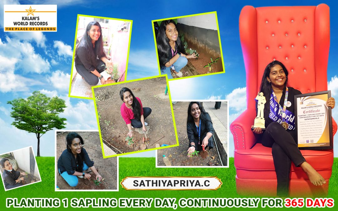 Planting 1 Sapling Every Day, Continuously for 365 Days