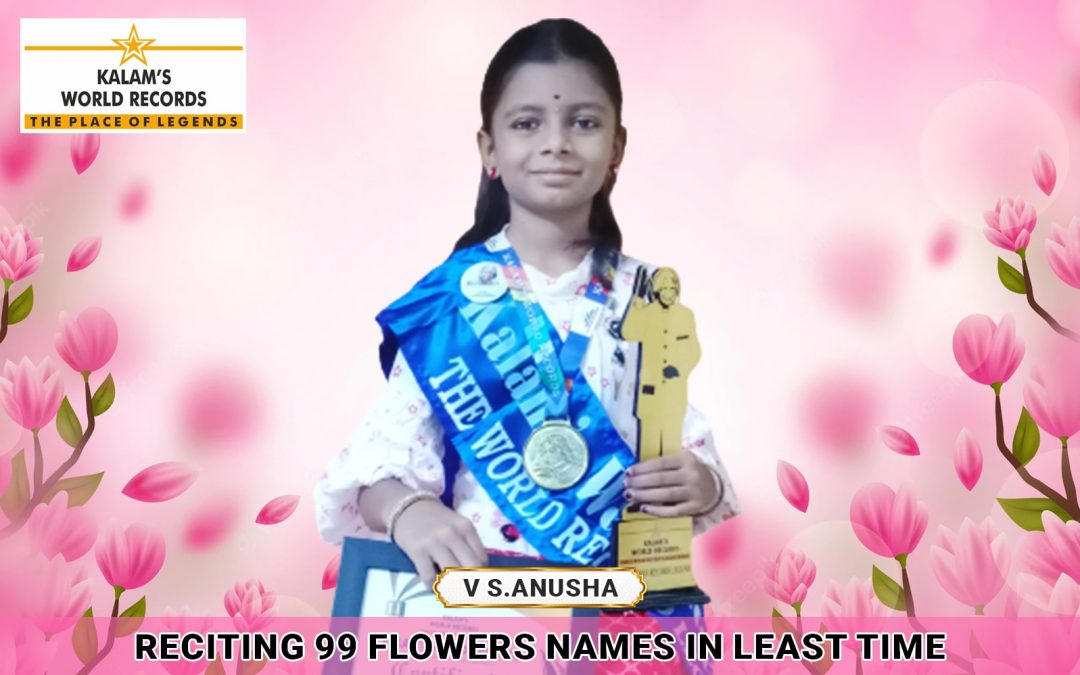 Reciting 99 Flowers Names in Least Time