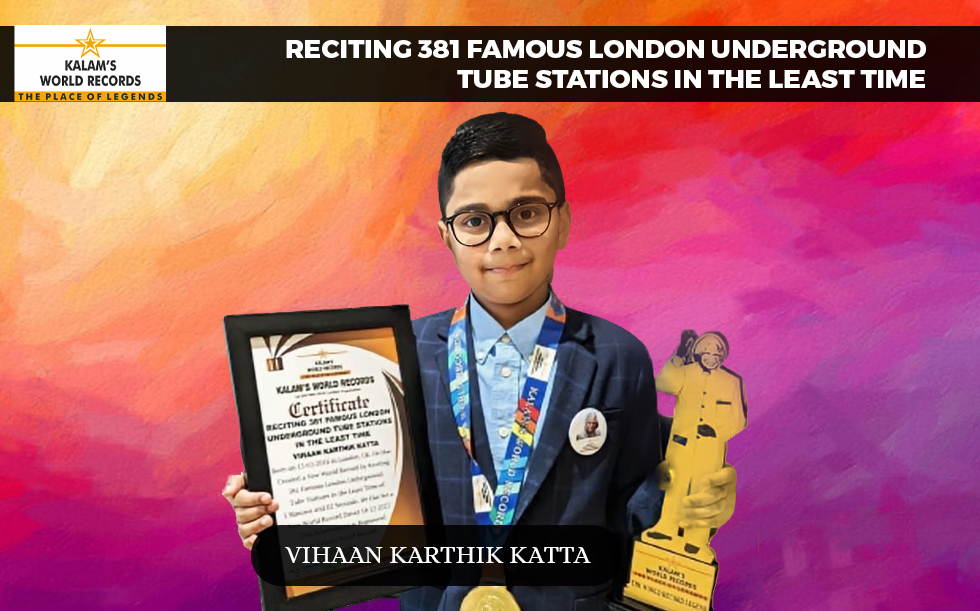 Reciting 381 Famous London Underground Tube Stations in the Least Time