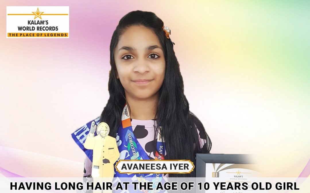 Having Long Hair at the Age of 10 Years Old Girl