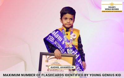 Maximum Number of Flashcards Identified by Young Genius Kid
