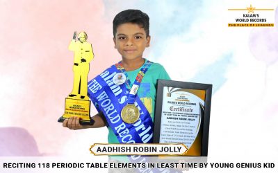 Reciting 118 Periodic Table Elements in Least Time by Young Genius Kid