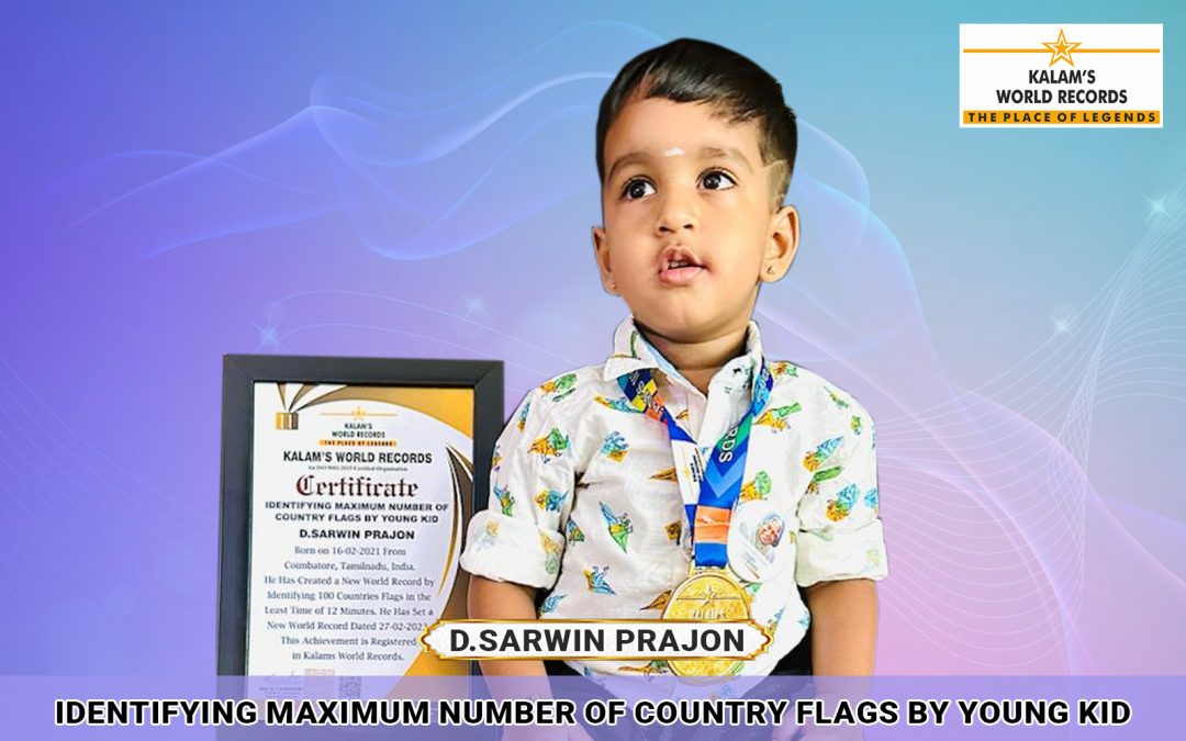Identifying Maximum Number of Country Flags by Young Kid