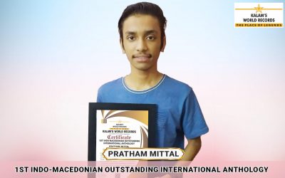1st Indo-macedonian Outstanding International Anthology