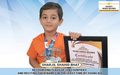 Recognizing Flags of 204 Countries and Reciting Their Names in the Least Time by Young Kid
