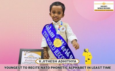 Youngest to Recite Nato Phonetic Alphabet in Least Time