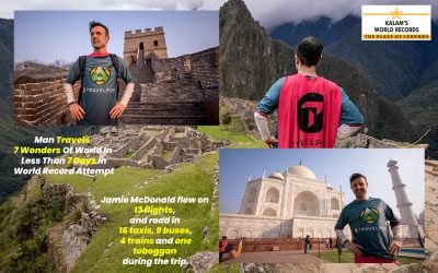 Man Travels 7 Wonders Of World In Less Than 7 Days In World Record Attempt