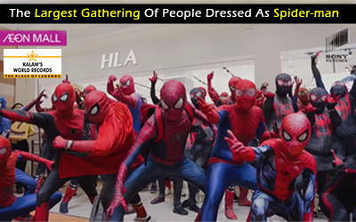 The Largest Gathering Of People Dressed As Spider-man