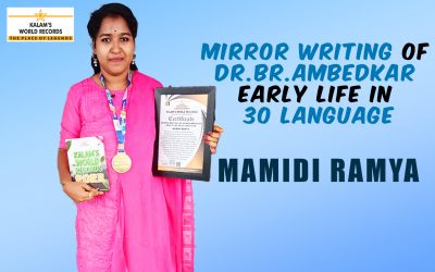 Mirror Writing Of Dr. Br. Ambedkar Early Life In 30 Languages