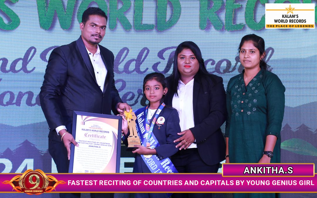 Fastest Reciting Of Countries And Capitals By Young Genius Girl