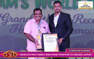 World’s First Family Ride From Tiruppur To Umling Lapass