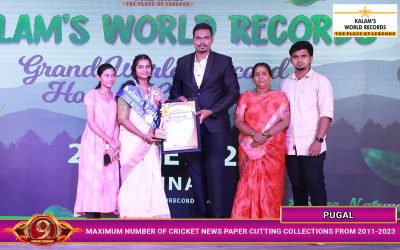 Maximum Number Of Cricket News Paper Cutting Collections From 2011-2023