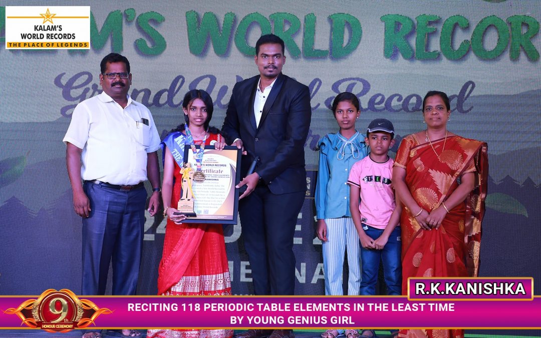 Reciting 118 Periodic Table Elements In The Least Time By Young Genius Girl
