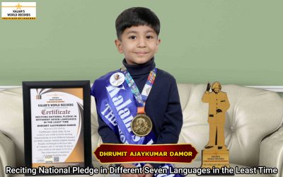 Reciting National Pledge In Different Seven Languages In The Least Time