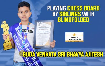 Playing Chess Board By Siblings With Blindfolded
