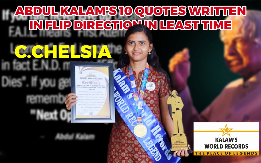 Abdul Kalam’s 10 Quotes Written In Flip Direction In Least Time