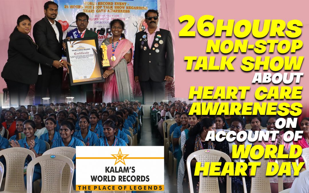 26 Hours Non-stop Talk Show About Heart Care Awareness On Account Of World Heart Day