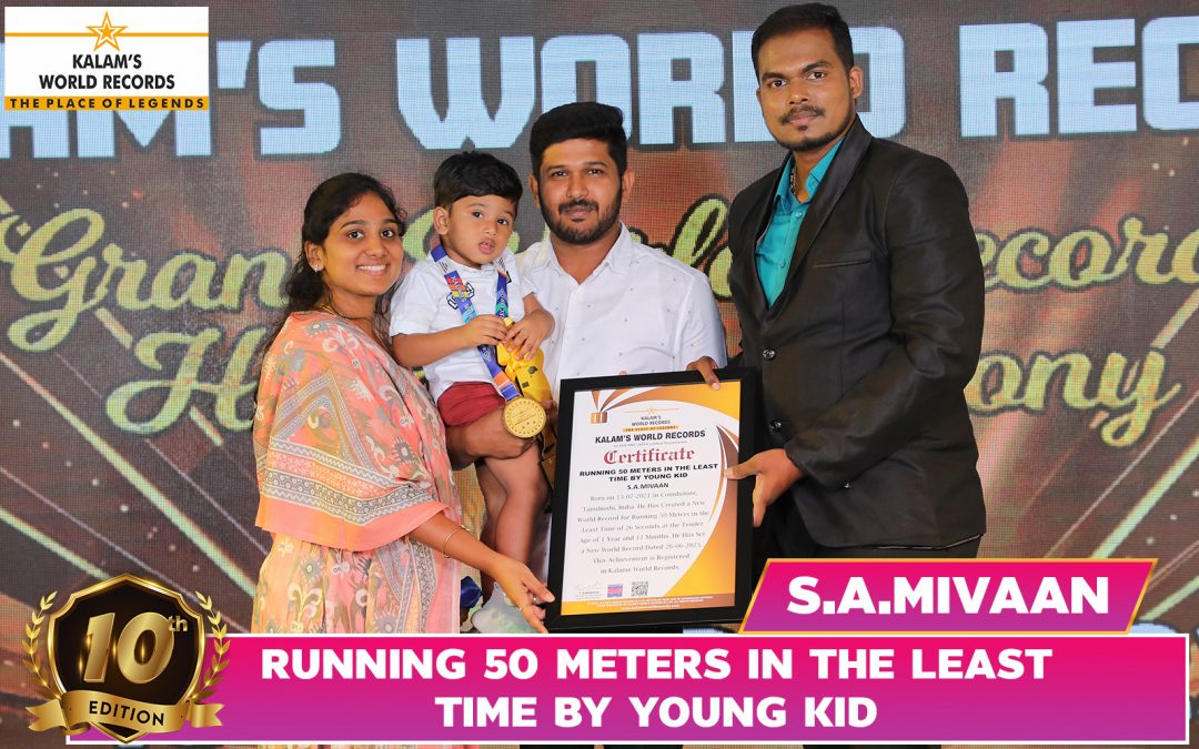 Running 50 Meters In The Least Time By Young Kid