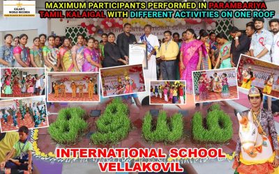 Maximum Participants Performed In Parambariya Tamil Kalaigal With Different Activities On One Roof