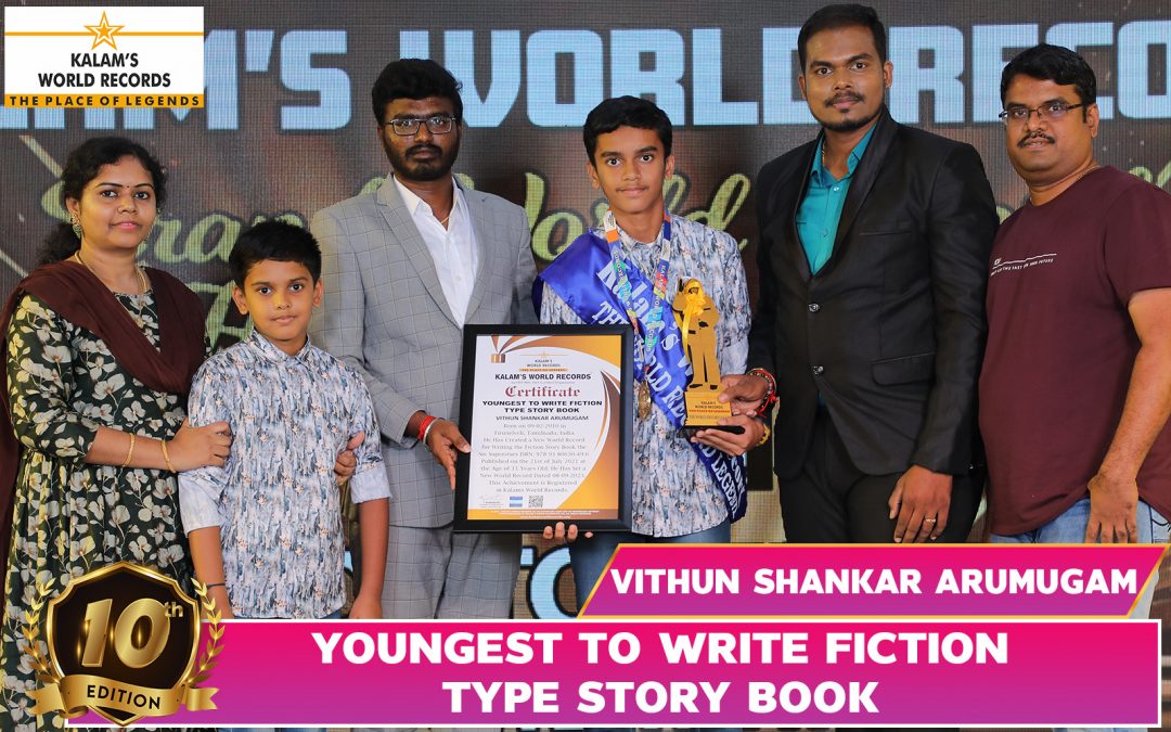 Youngest To Write Fiction Type Story Book